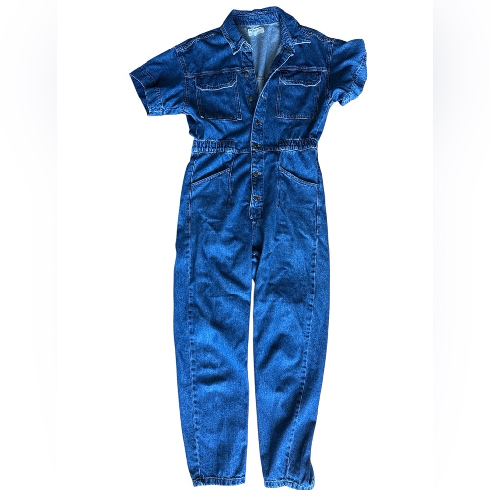 We The Free Indigo Denim Jumpsuit